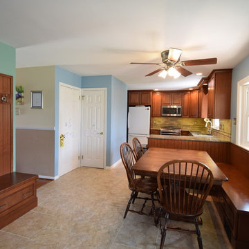 Kitchen With Built In Banquette Seating