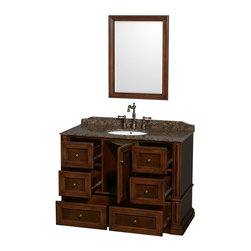 Antique Bathroom Vanities in Cherry Finish - Bathroom Vanities And Sink Consoles