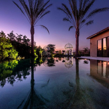 European Style Romantic Backyard