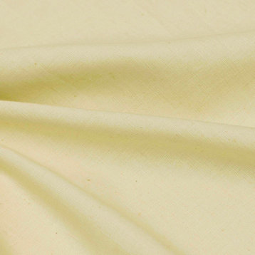 Light Yellow Cotton Linen Fabric By The Yard, 4 Yards For Curtain, Dress