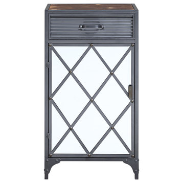 Trent Collection Mirrored Cabinet