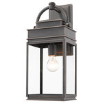 Artcraft - Fulton 1 Light Outdoor Light, Oil Rubbed Bronze - The "Fulton Collection" of exterior lanterns can lend itself to many surroundings from traditional to transitional. Finished in oil rubbed bronze with clear glassware. (also available in black and other sizes)&nbsp