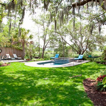 Backyards with pools