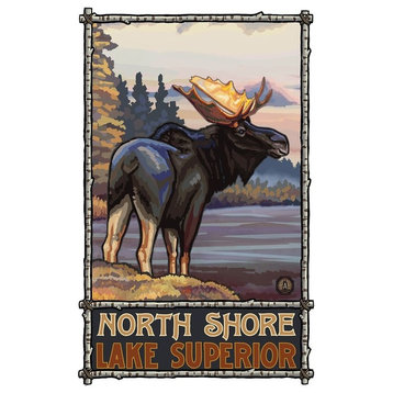 Paul A. Lanquist North Shore Minnesota Lake Superior Art Print, 12"x18"