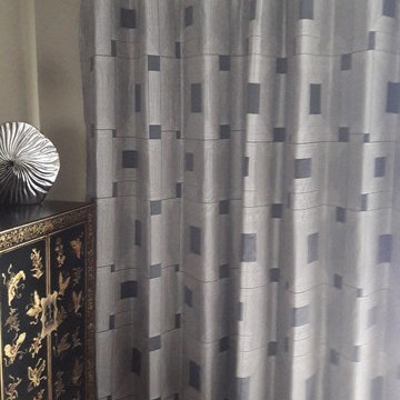 Eyelet Curtains in Momentum 4 Maze from Harlequin & Scion