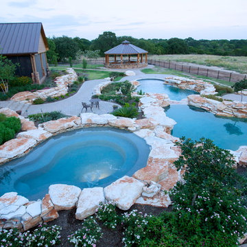 Natural Hill Country Multi Level Pools