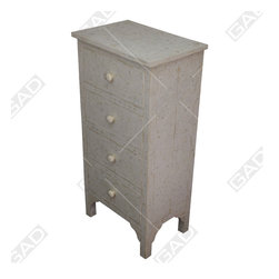 BONE INLAY 4 DRAWER CABINET - Furniture
