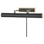 Mitzi by Hudson Valley Lighting - Holly 3-Light Picture Light, Aged Old Bronze Finish, Antique Brass/Black Shade - Whether you want to bring more attention to a beautiful piece of artwork or literally highlight a wall shelf of your favorite things, Holly is up to the task. Choose this plug-in picture light in classic black with metal accents or lighten things up with a metal and white option.