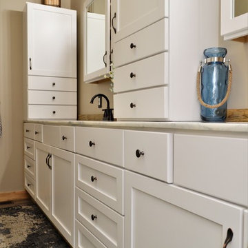 Hamlet, IN. Haas Signature Collection. White Maple Bathroom Vanities