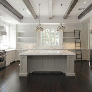 Calacatta Gold Marble Kitchen