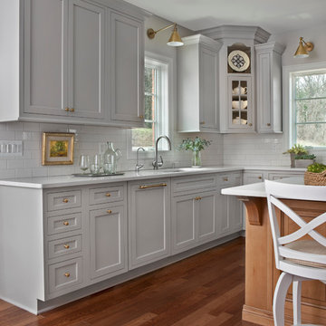 White with Gray Color Scheme