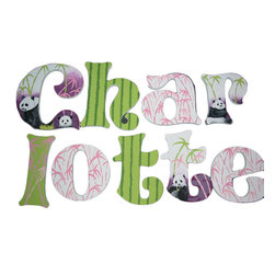 Panda Bear Letters - Wall Letters