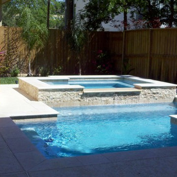 Travertine Rectangular Spa