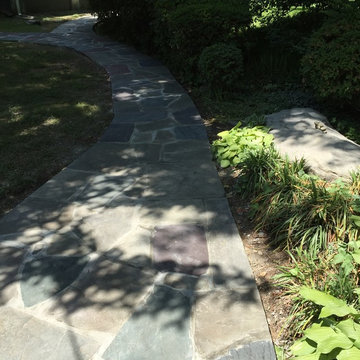 Irregular Flagstone Walkway in Kensington MD