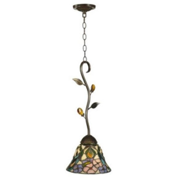 Dale Tiffany TH90217 Crystal Peony - One Light Hanging Lantern