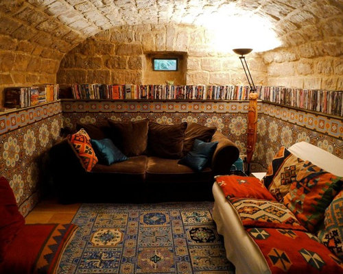 Ideas para sótanos | Diseños de sótanos con ventanas mediterráneos