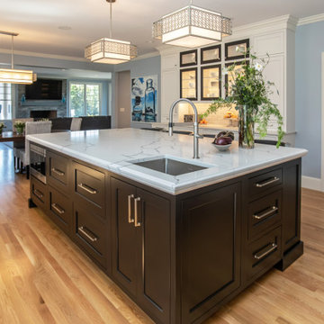 Bright Modern Kitchen in Hingham