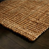 Andes Natural Jute Area Rug, 9'x12'