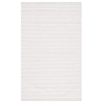 Safavieh Kilim Klm450F Striped Rug, Light Gray/Ivory, 2'3"x9'