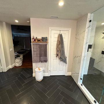 Coming April 2024. Santa Clarita Master Bathroom and Guest Bathroom (Rendering)
