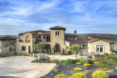 Tuscan home design photo in Sacramento