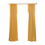 Marigold Blackout Curtain Single Panel, Gold, 50x84