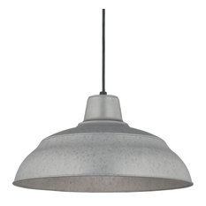 Millennium Lighting RWHC17 RLM 1 Light 17"W Pendant - Galvanized