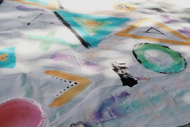 Fabrics and Material Wrapping Paper (in the making)