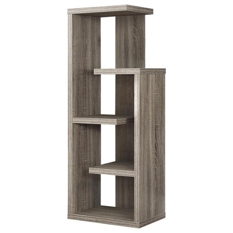 Bookcase - 48"H / Dark Taupe Accent Display Unit