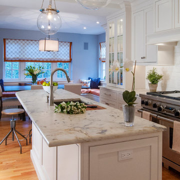Merion Station, PA - Transitional White Kitchen