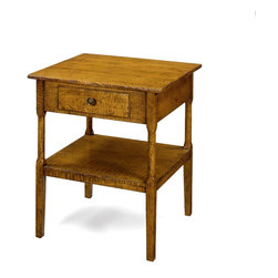 Wright Table Company - The No. 32 Side Table, Curly Maple, Maple 1 Finish - Side Tables And End Tables