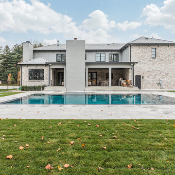 Zero Edge Pool Rear View