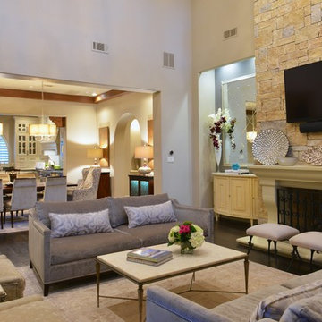 Transitional Interior by Carrie Maniaci, M2 Design Group