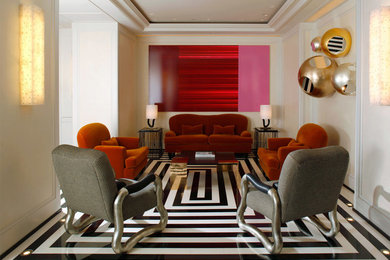 Example of a minimalist home design design in New York