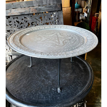 Aluminum Moroccan Tray Table