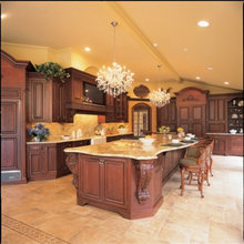 kitchen with tv