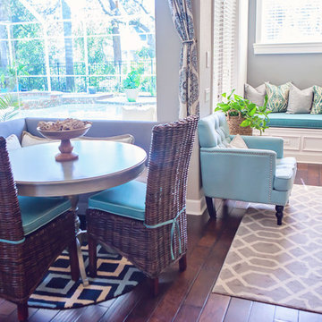 Coastal cushion colors enhance living space