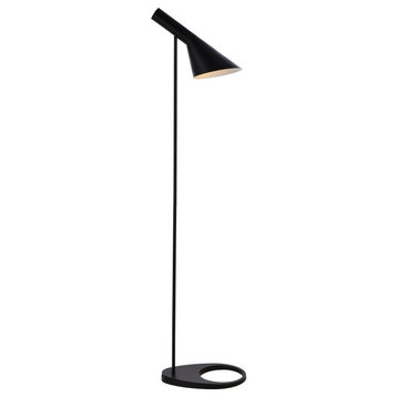 Joshua 1-Light Black Floor Lamp