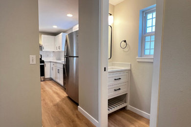 Bathroom - large bathroom idea in Seattle