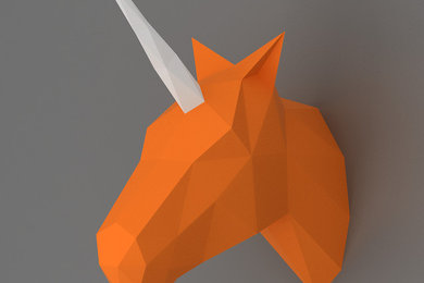 Unicorn - DIY 3d Papercraft Model
