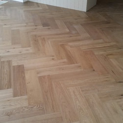 Oversize engineered smoked oak parquet - Products