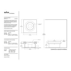 Solus Fire Pit Spec - Elevated Halo, Manual Start, Ethanol - Fire Pits