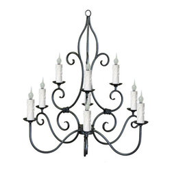 CH-219 Hand Made Iron Chandelier Designs - Chandeliers