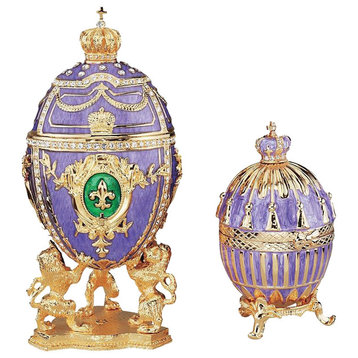 2-Piece Faberge Style Eggs