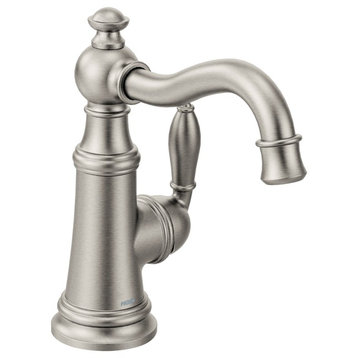 Moen Weymouth 1-Handle High Arc Bar Faucet, Spot Resist Stainless