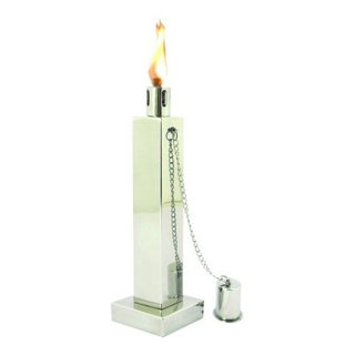 Anywhere TableTop Torch, Polished Stainless Rectangle, 1-piece ...