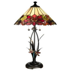 Dale Tiffany TT90179 Chicago Table Lamp