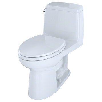 Toto UltraMax 1-Piece Elongated 1.28 GPF Toilet, Cotton White