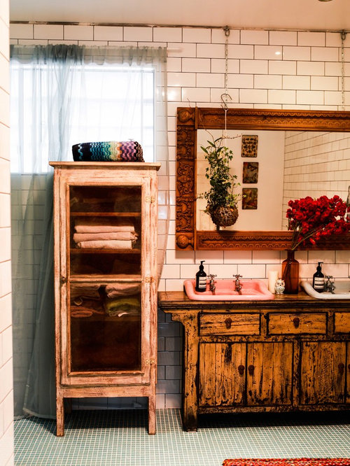 Houzz Rustic Bathroom Cabinets Design Ideas Remodel Pictures Saveemail