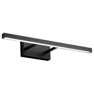 WAC Lighting WS-73117-35 Parallax 18"W LED Bath Bar Set to 3500K - Black